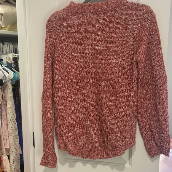 Universal Thread Red Marled Turtleneck Sweater - Picture 3 of 3